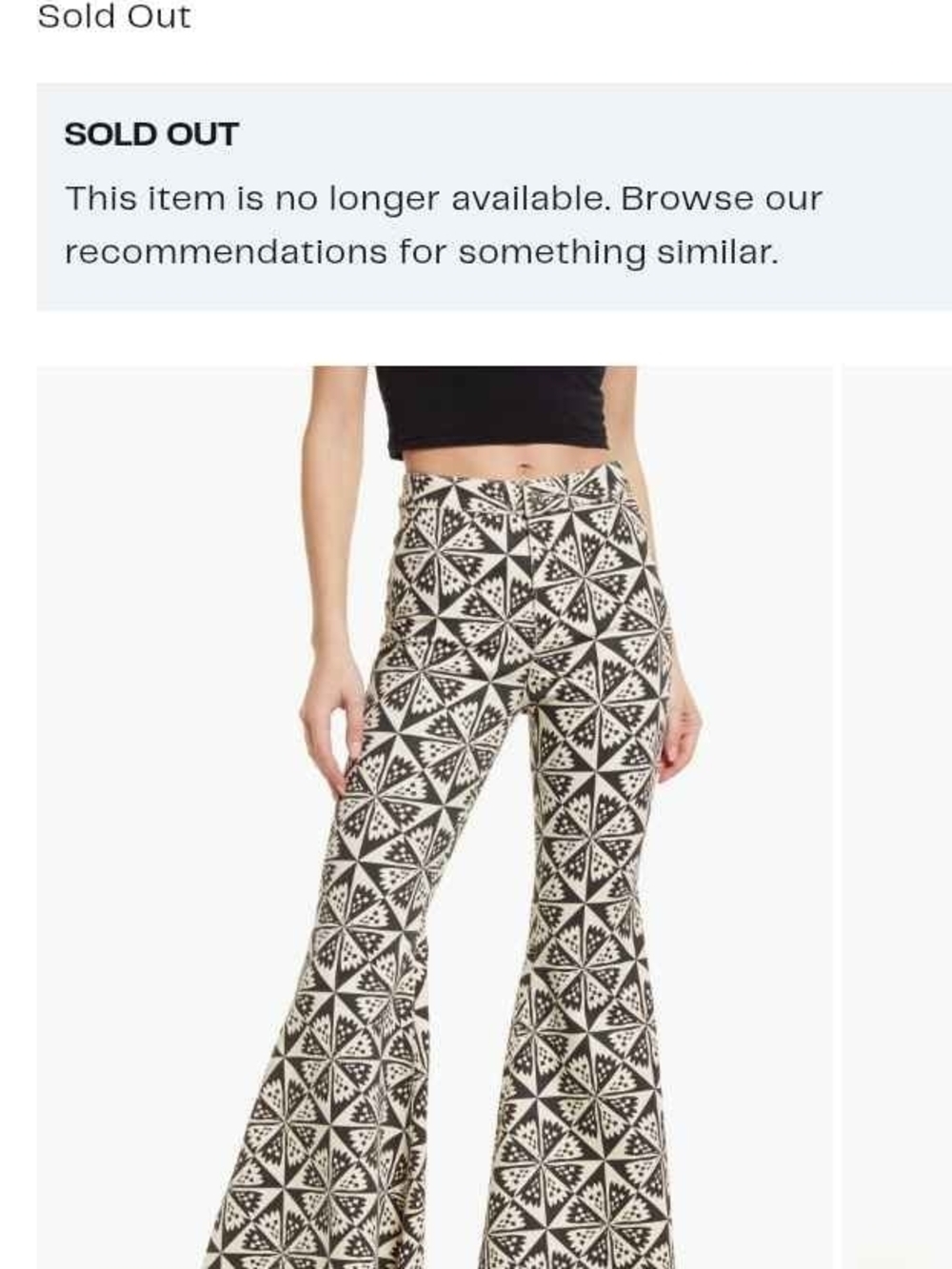 Free People We The Free Just Float on Flares Geometric Black And White (26)